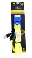 DUVO LED svietiaci obojok 30-40 cm neónovo žltý