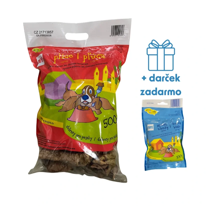 MAPES bravčové pľúca bal. 500 g + darček