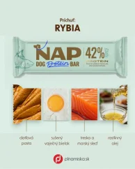 NAP proteínová tyčinka pre psa - rybia 50g 1
