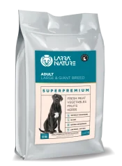 Larra Nature Adult Large Breed 26/14 12 kg - krmivo pre menej aktívnych dospelých psov veľkých plemien.