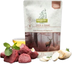 ISEGRIM ROOTS DEER & GAME Jeleň a zverina kapsička pre dospelého psa 410g