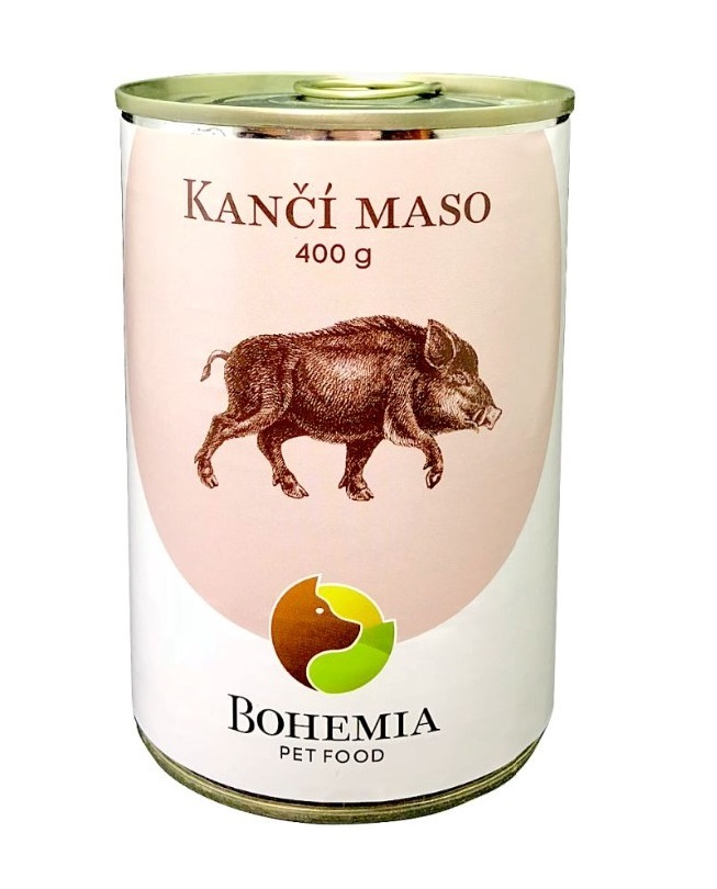 BOHEMIA Diviačie mäso vo vlastnej šťave 400 g