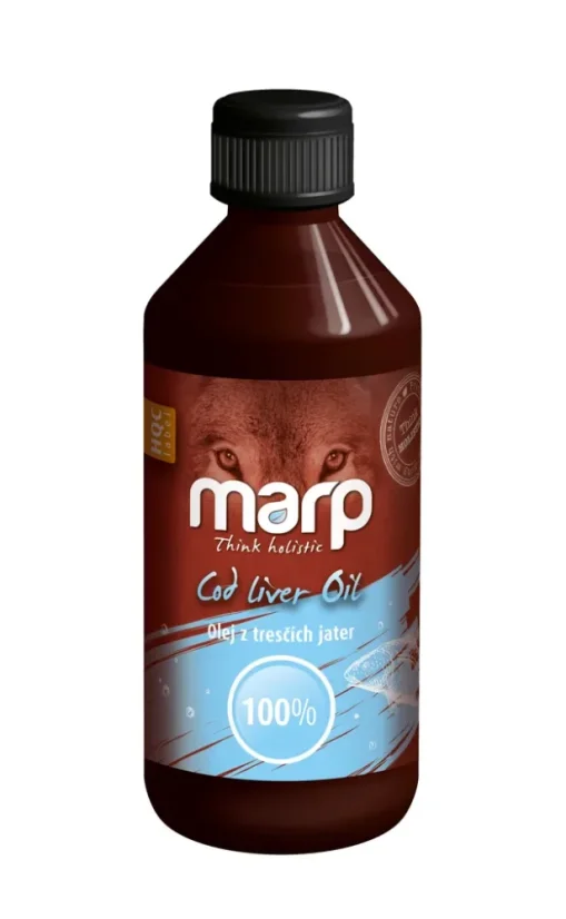 Marp Holistic BARF Olej z tresčej pečene - rybí olej pre psov a mačky 500ml Marp Holistic BARF Olej z tresčej pečene - rybí olej pre psov a mačky 500ml