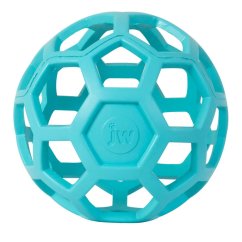 JW HOL-EE Roller M 13 cm Light Blue - dierovaná loptička pre psa 1