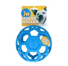 JW HOL-EE Roller L 15 cm Blue - dierovana loptička pre psa