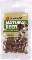 FLAMINGO NATURE SNACK CUBES sušené mäso jeleň 80g
