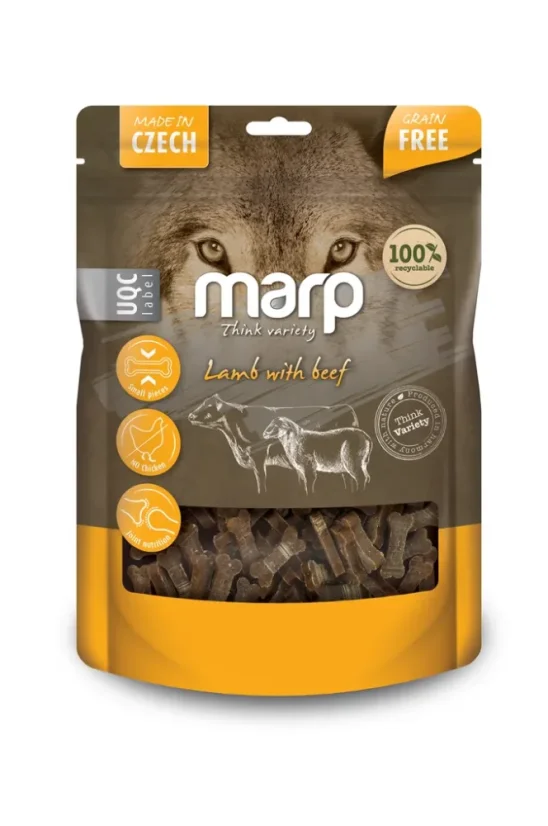 Marp Treats Variety maškrty pre psov jahňacie s hovädzím 120g